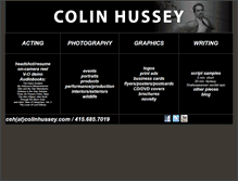 Tablet Screenshot of colinhussey.com